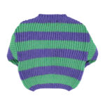 Knitted sweater | Green & purple stripes_piupiuchick_1