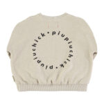 Logo sweatshirt | Ecru_piupiuchick_1