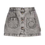 Short skirt | Washed black denim_piupiuchick_1