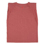 Sleeveless t-shirt w_ shoulder pads | Brown w_ 28 print_1