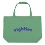 XL bag | green w_ multicolor wave print_1