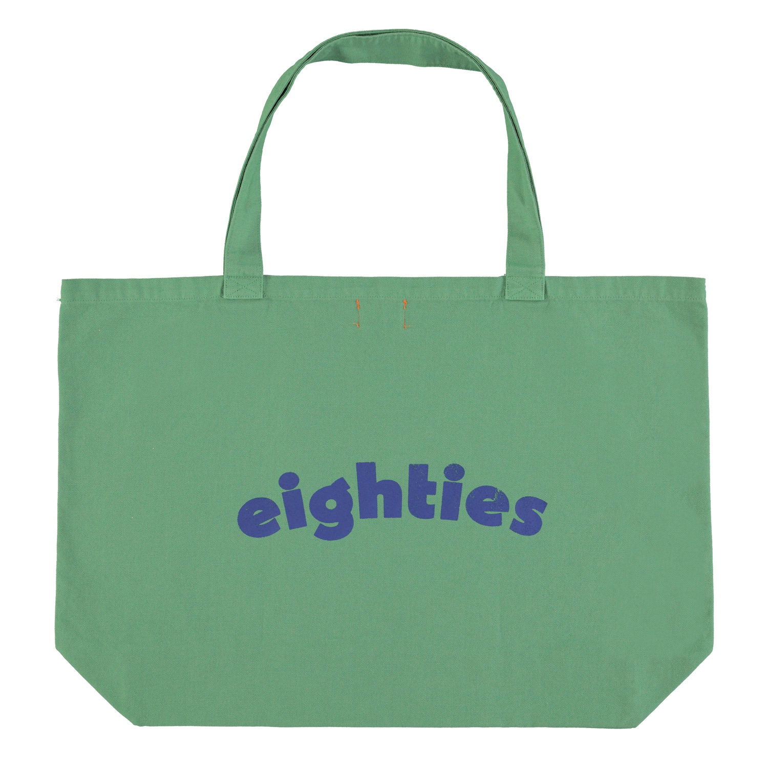 XL bag | green w_ multicolor wave print_2