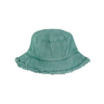 hat | green w_ multicolor wave print_1