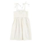 long dress | ecru w_ multicolor stripes print_1