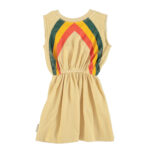 short dress | sand w_ multicolor stripes_1