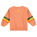 sweatshirt | peach w_ multicolor stripes_1