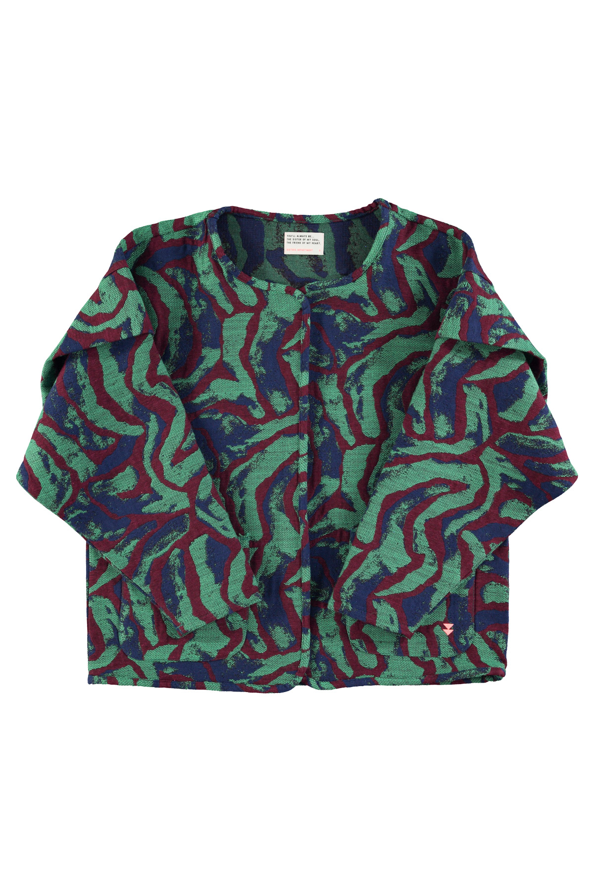 Jacket | Multicolor pattern (green)_sisters department_1