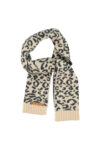 _Knitted scarf | Light pink w: animal print_piupiuchick