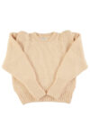 Knitted soft sweater | Ecru_sisters department_1