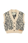 _Knitted waistcoat | Light pink w: black animal print_piupiuchick_1