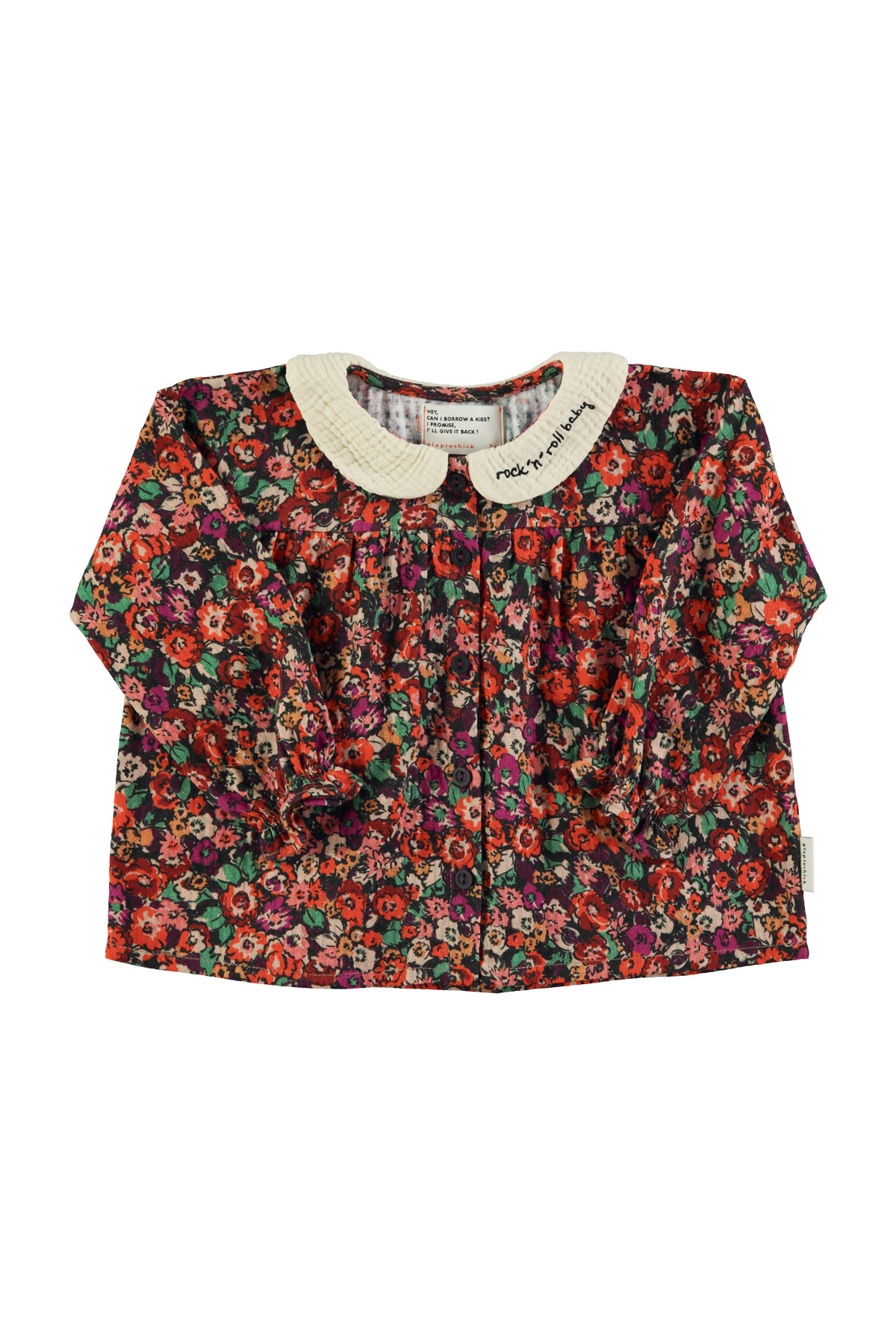 _Peter pan collar blouse | Multicolor flowers_piupiuchick_1