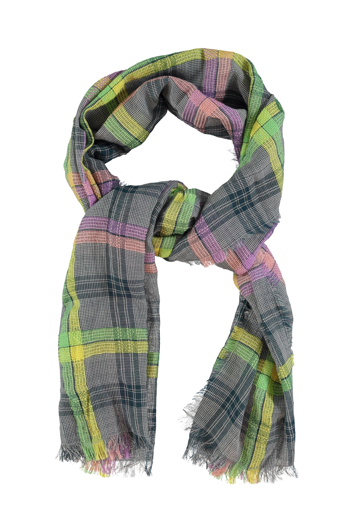 Scarf |Multicolor checkered_sisters department_1