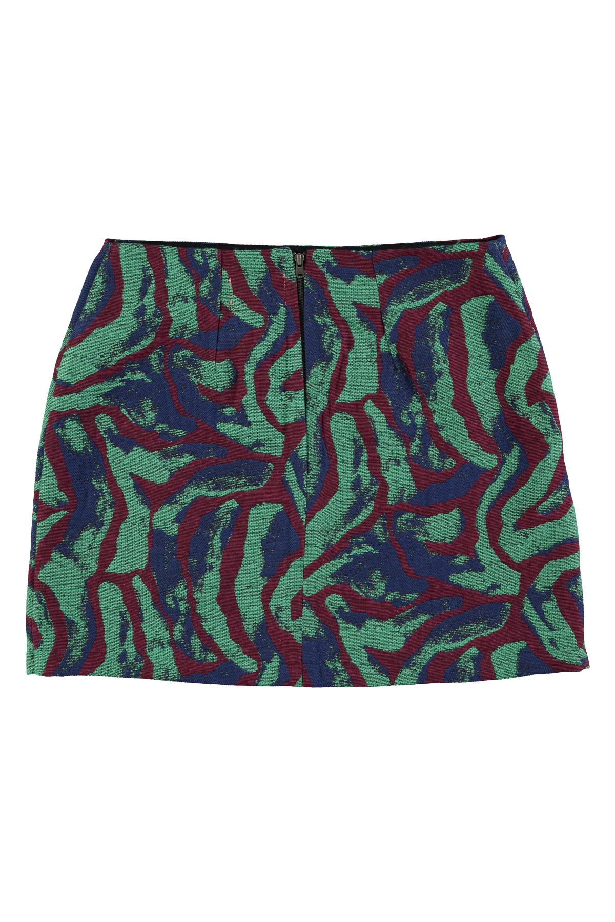 Short skirt | Multicolor pattern (Green)_sisters department_2