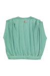 _Sleeveless fitted top | Green w: datil pepper print_sisters department_1