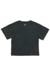 _T-shirt w: short sleeves | Faded black w: pizza print_sisters department_1