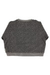 _Terry cotton sweatshirt | Grey w: animal print_piupiuchick_1