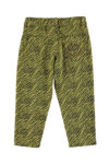 _Mom fit trousers | Olive green w: zebra print_piupiuchick_1