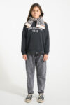 _Knitted scarf | Light pink w: animal print_piupiuchick