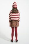 _Knitted sweater | Bordeaux & light pink stripes_piupiuchick_1