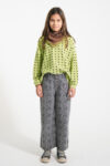 _Flare trousers | Grey w: zebra print_piupiuchick_1