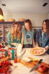 Jacket | Multicolor pattern (green)_sisters department_1
