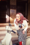 _Sweatshirt w: peter pan collar | White w: datil pepper print_sisters department_1
