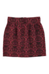 Short skirt | Raspberry w: snake print_sisters department_2