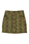 Short skirt | Yellow w: animal print_sisters department_1 2