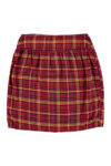 Short wrap skirt | Multicolor checkered_sisters department_1