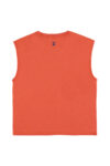 Sleeveless t-shirt w: round neck | Terracotta w: datil pepper print_sisters department_1