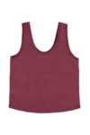_Sleeveless top w: v-neck | Aubergine linen_sisters department_1