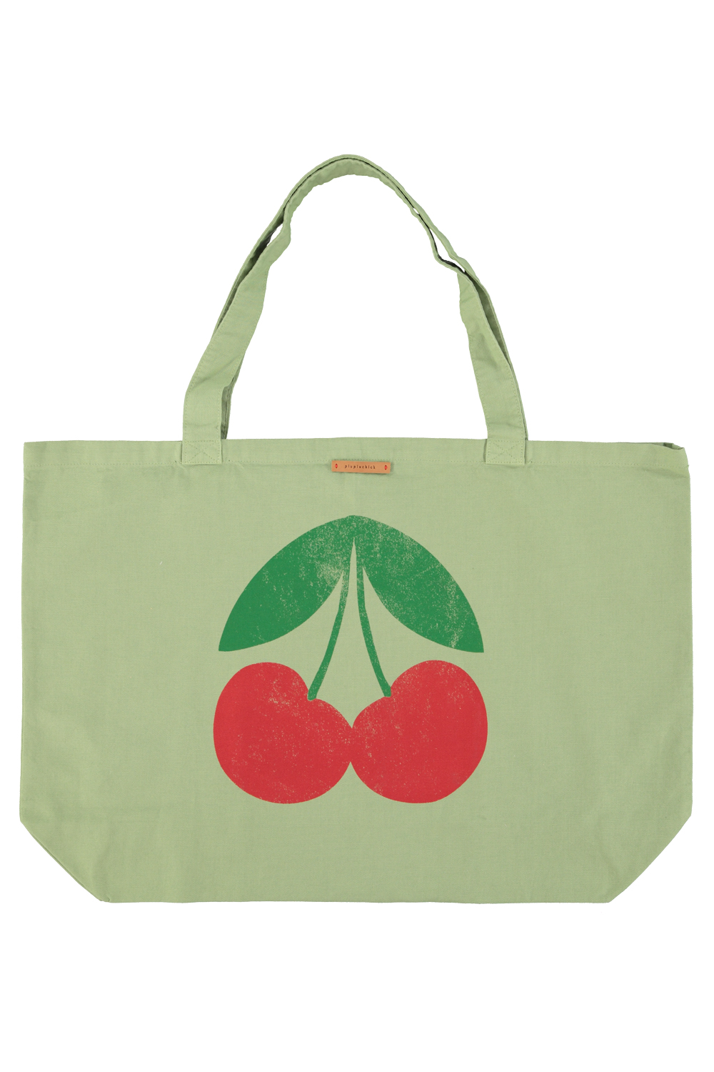 1.XL bag | light olive w: cherry print_piupiuchick