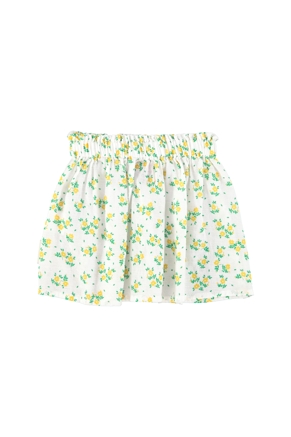 1.short skirt | ecru w: yellow flowers allover_piupiuchick