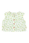 1.sleeveless blouse w: collar | ecru w: yellow flowers allover_piupiuchick