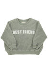 1.sweatshirt | washed green w: best friend print_piupiuchick