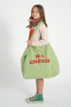 1.XL bag | light olive w: cherry print_piupiuchick