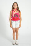 1.knitted top w: straps | pink w: cherry print_piupiuchick