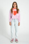 1.silky bandana | pink w: red hearts allover_piupiuchick