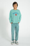 1.sweatshirt | turquoise w: peace print_piupiuchick