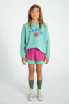 1.sweatshirt | turquoise w: peace print_piupiuchick