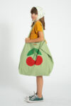 1.XL bag | light olive w: cherry print_piupiuchick