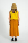1.sleeveless top | mustard w: apple print_piupiuchick