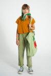 unisex trousers | green w: indigo stripes_piupiuchick_3