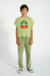 unisex trousers | green w: indigo stripes_piupiuchick_3