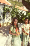 1.silky bandana | coral w: cherries allover_piupiuchick