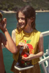 1.sleeveless top | mustard w: apple print_piupiuchick