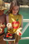 1.sleeveless top | mustard w: apple print_piupiuchick