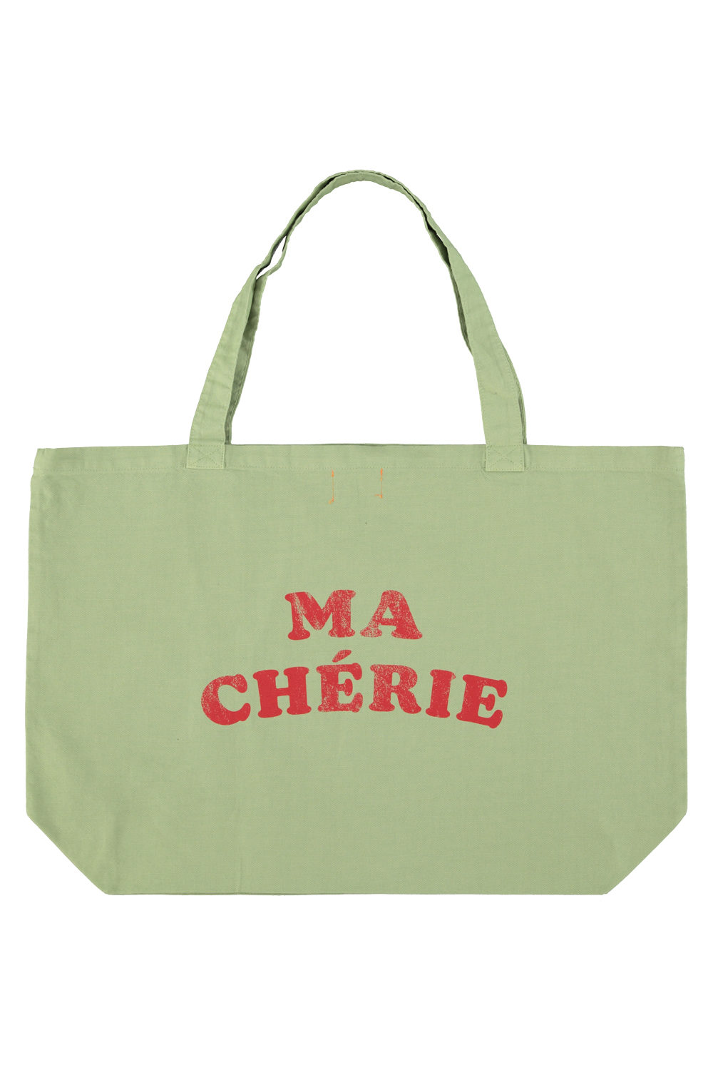 XL bag | light olive w: cherry print_piupiuchick