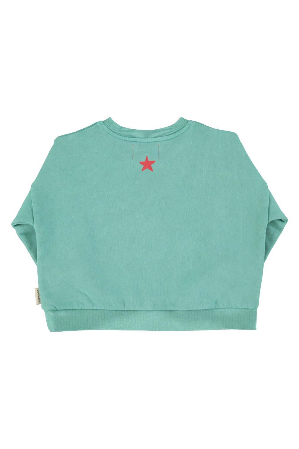 sweatshirt | turquoise w: peace print_piupiuchick