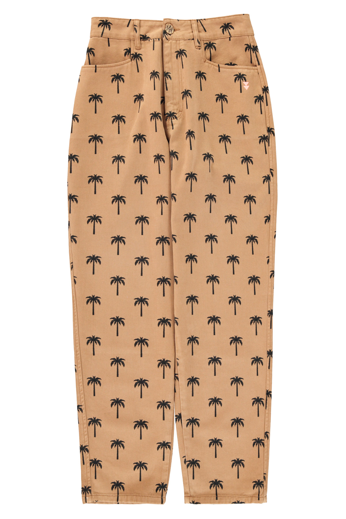 1. Trousers | Brown w: palm trees_sisters department_1